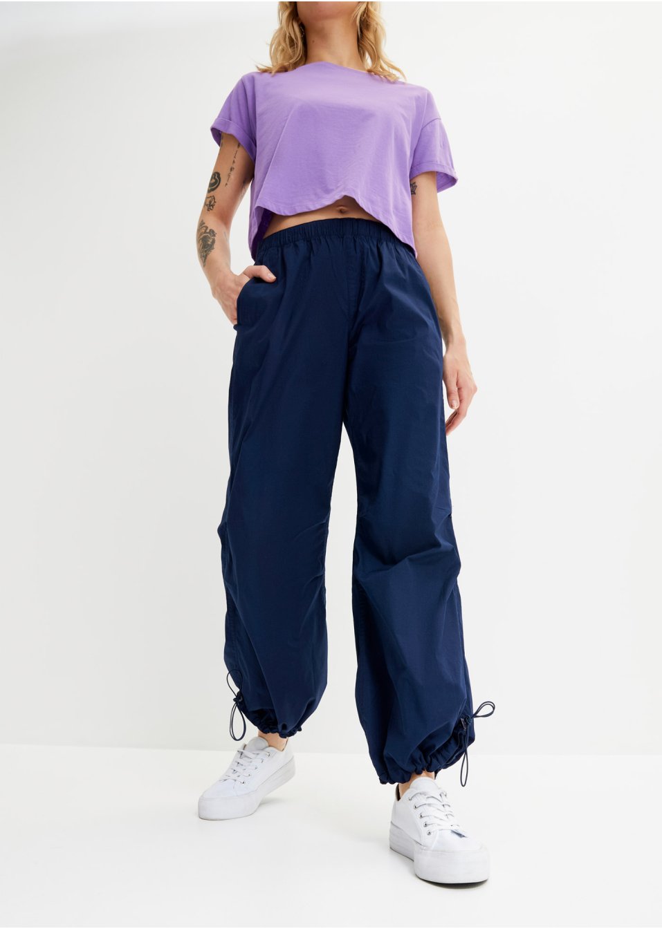 Pantalon parachute