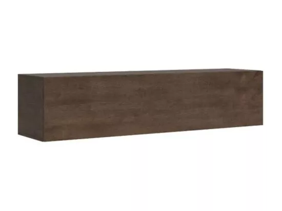 Armoire lit 120x190 avec canapé et meuble haut bois noyer Kanto-Couleur Microfibre 04