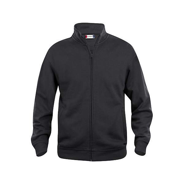 CLIQUE Sweat basic zippé Homme Noir 3XL
