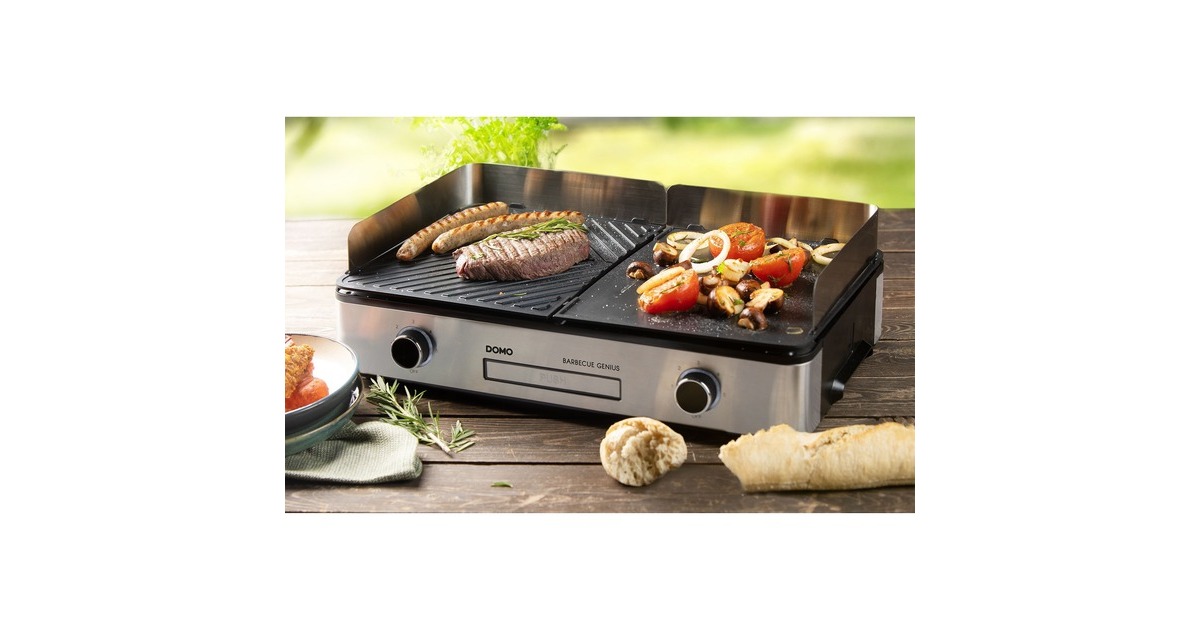 DomoBarbecue Genius DO9259G  (Grijs/zwart)