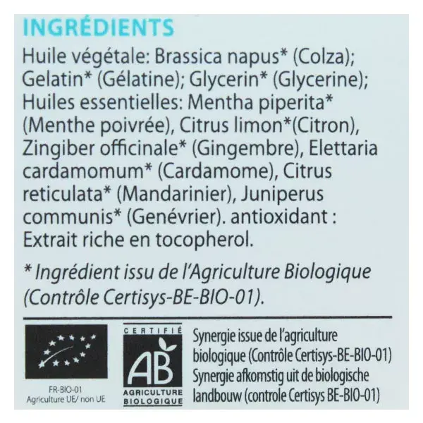 Pranarom Oleocaps 8 Organic Drainage 30 cápsulas