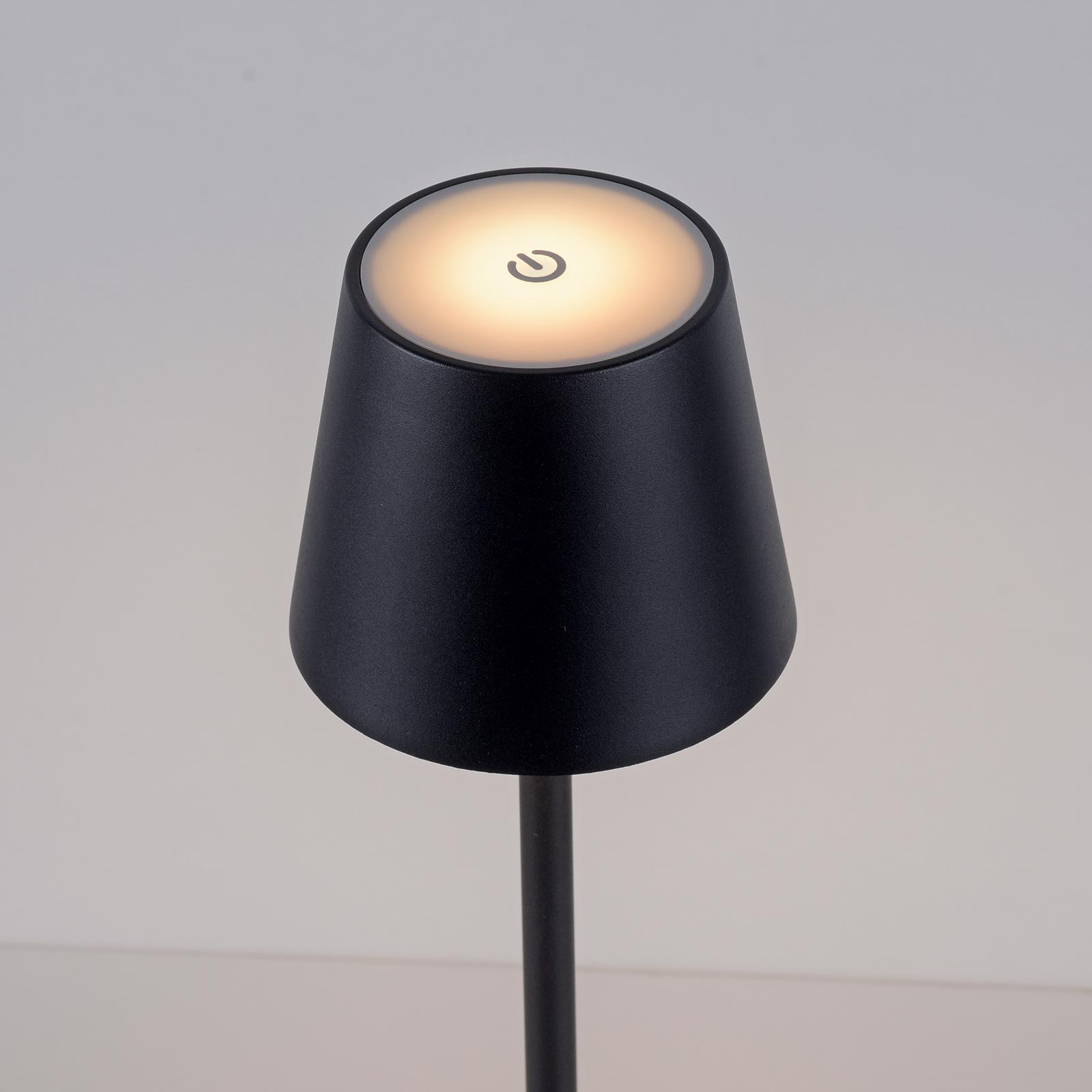 LED-Tischleuchte - schwarz - Touchdimmer