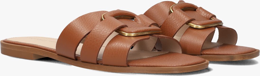 cognac stefano lauran slippers 24152