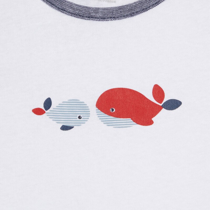 Body débardeur marin (lot de 3) rouge naissance Rouge