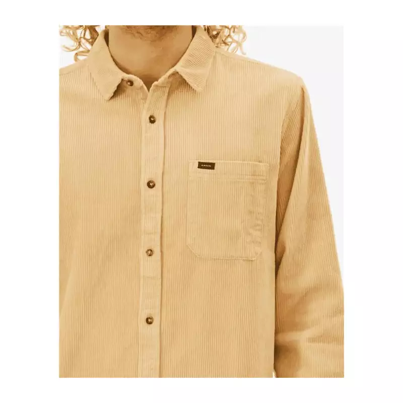 Chemise RIPCURL State Cord L/S Shirt Khaki