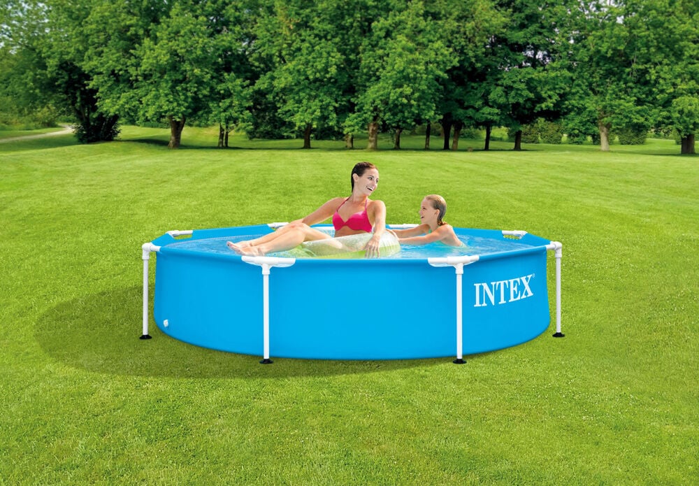 Intex Frame Pool - Zwembad - Blauw - 51x244x51 cm - 244 cm