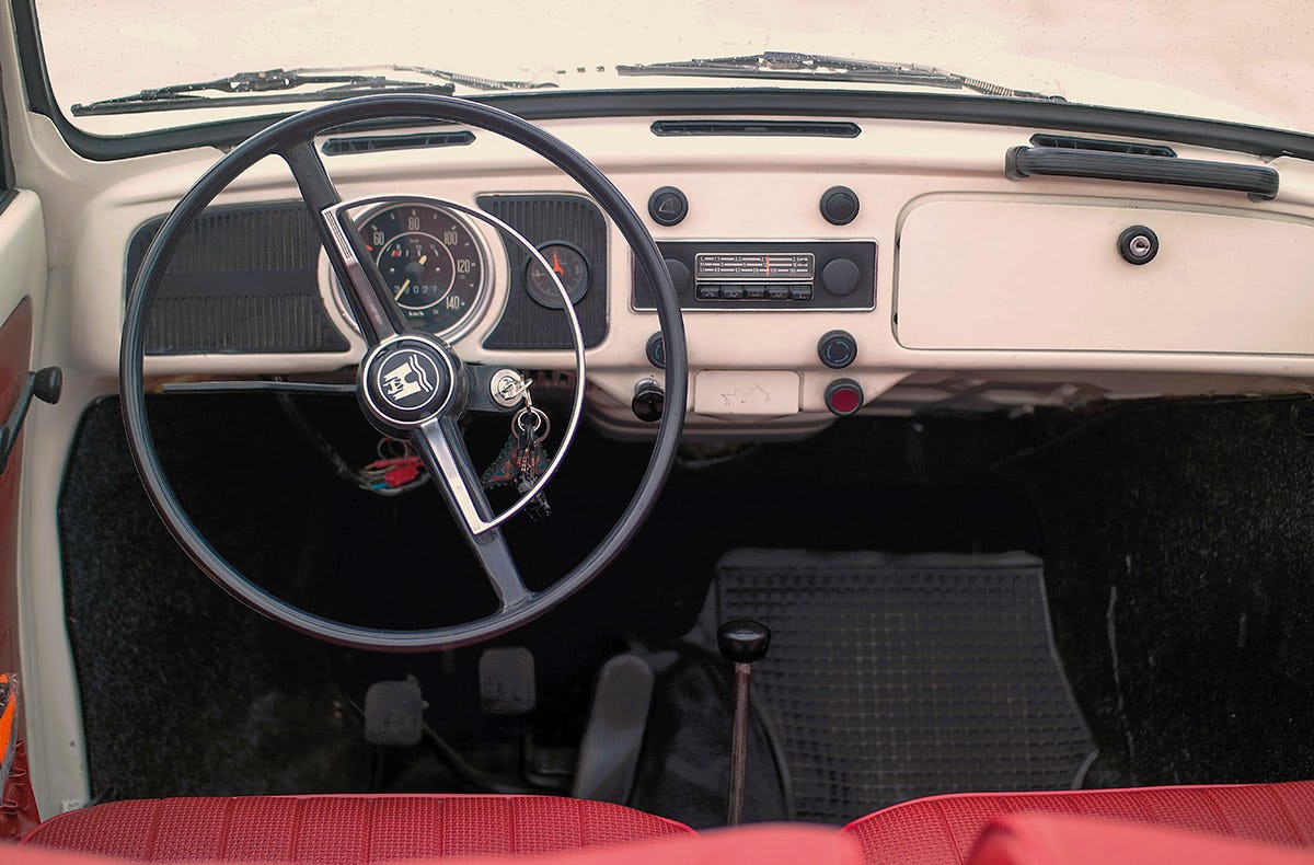 VW Käfer Cabrio fahren Düsseldorf
