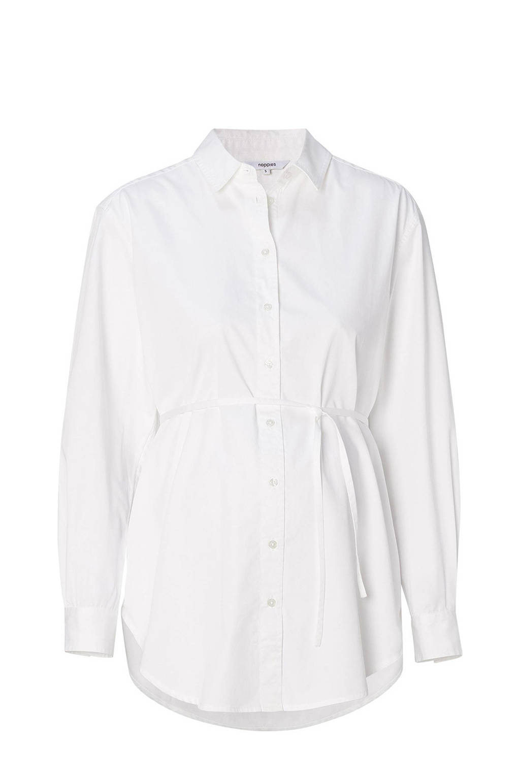 Noppies zwangerschaps- en voedingsblouse Arles wit