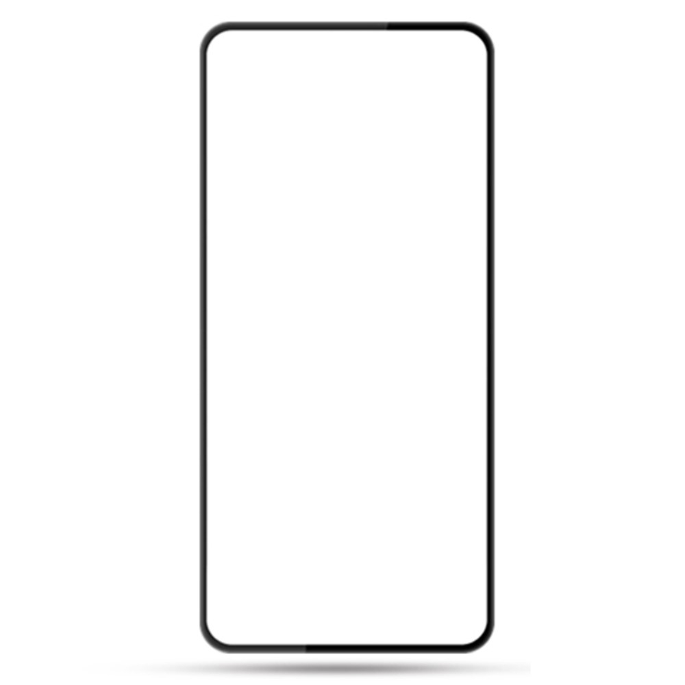 Samsung Galaxy A55 / A35 Vollbild 3D Curved Panzer Display Schutz mit Rahmen - Schwarz