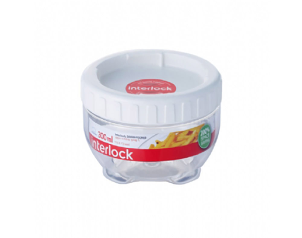 CAIXA PARA ALIMENTOS INTERLOCK EMPILHÁVEL LOCK&LOCK 300ML