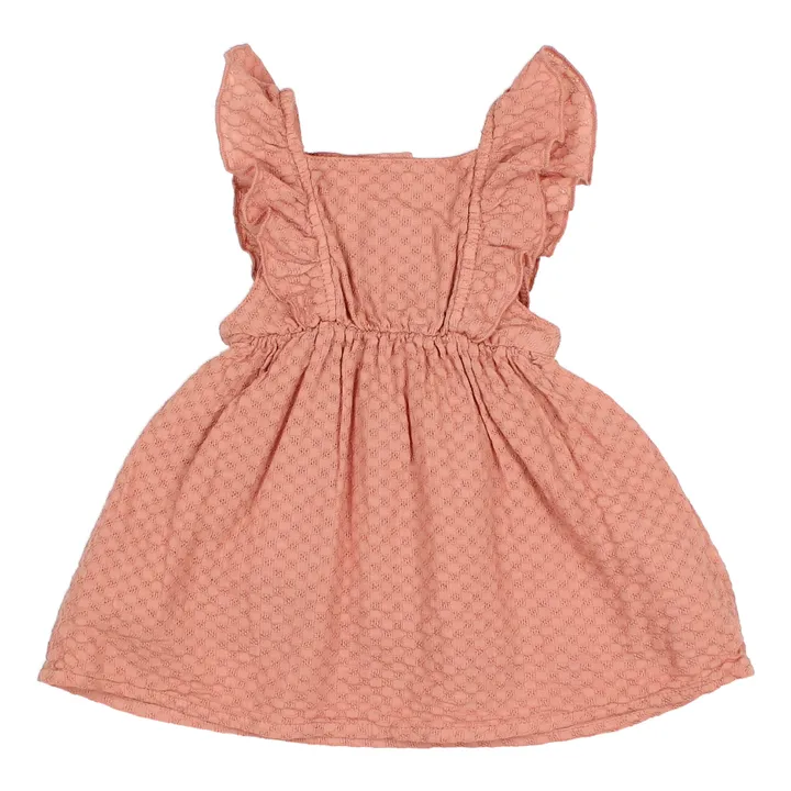 Búho Robe Coton Responsable Texturée Bébé | Terracotta