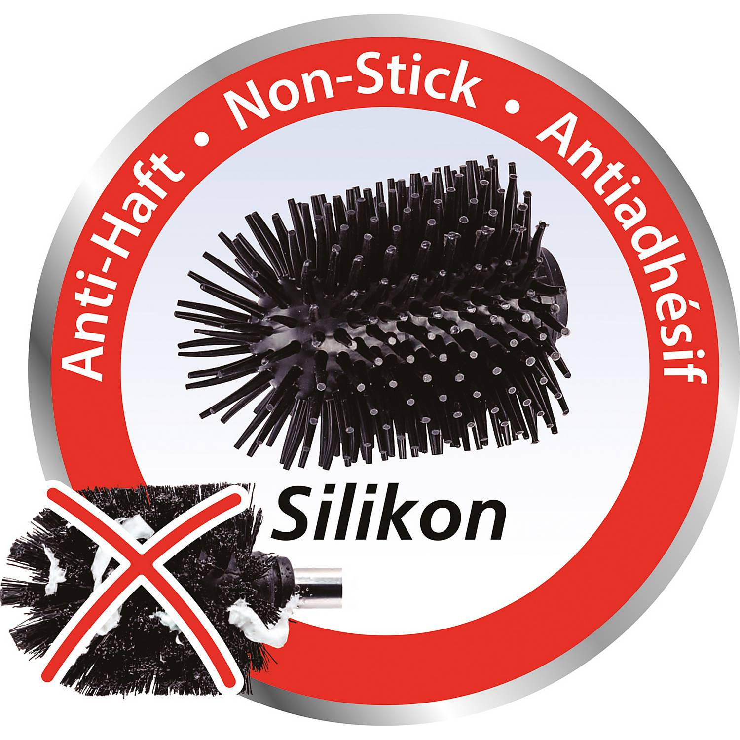 Wenko Silikon WC-Bürste