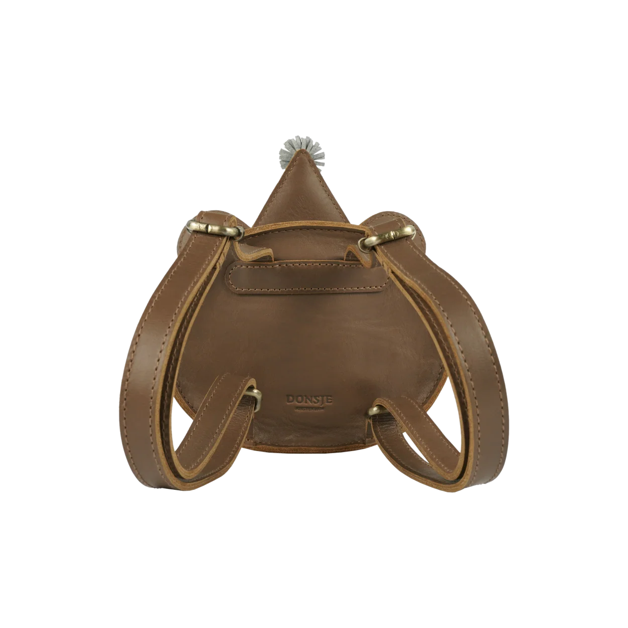 Tendo Backpack | Festive Bear | Cognac Classic Leather
