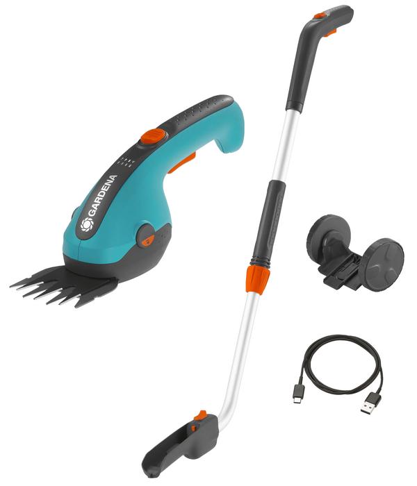 GARDENA Akku-Grasschere ClassicCut Li Set