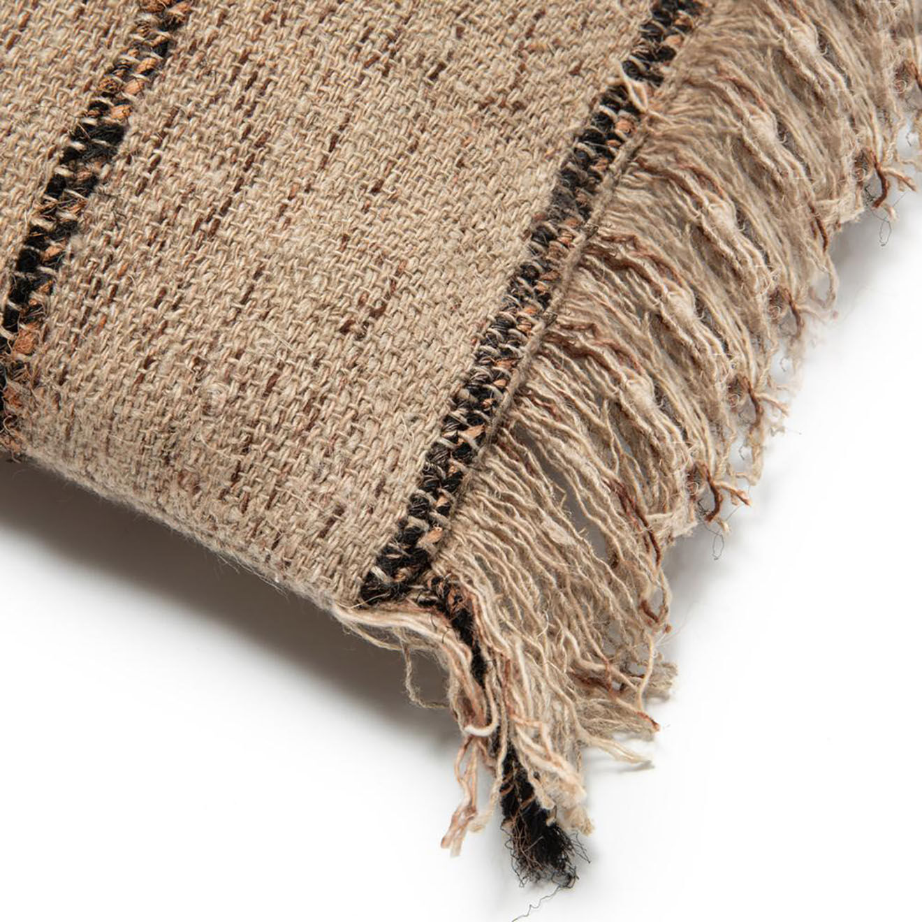 Bazar Bizar Housse de coussin Oh My Gee beige/noir - 30x50 cm
