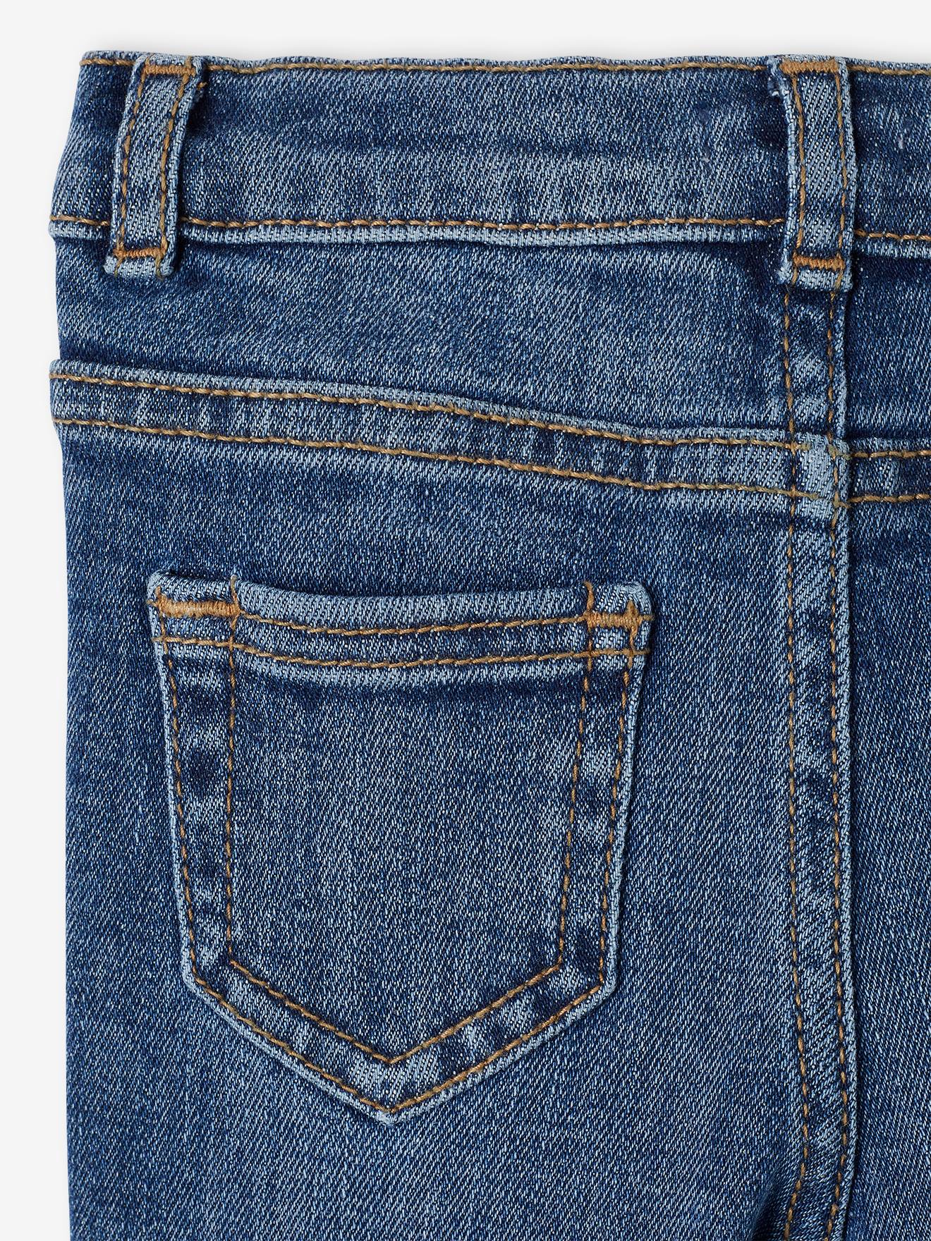 Calça jeans reta para bebê