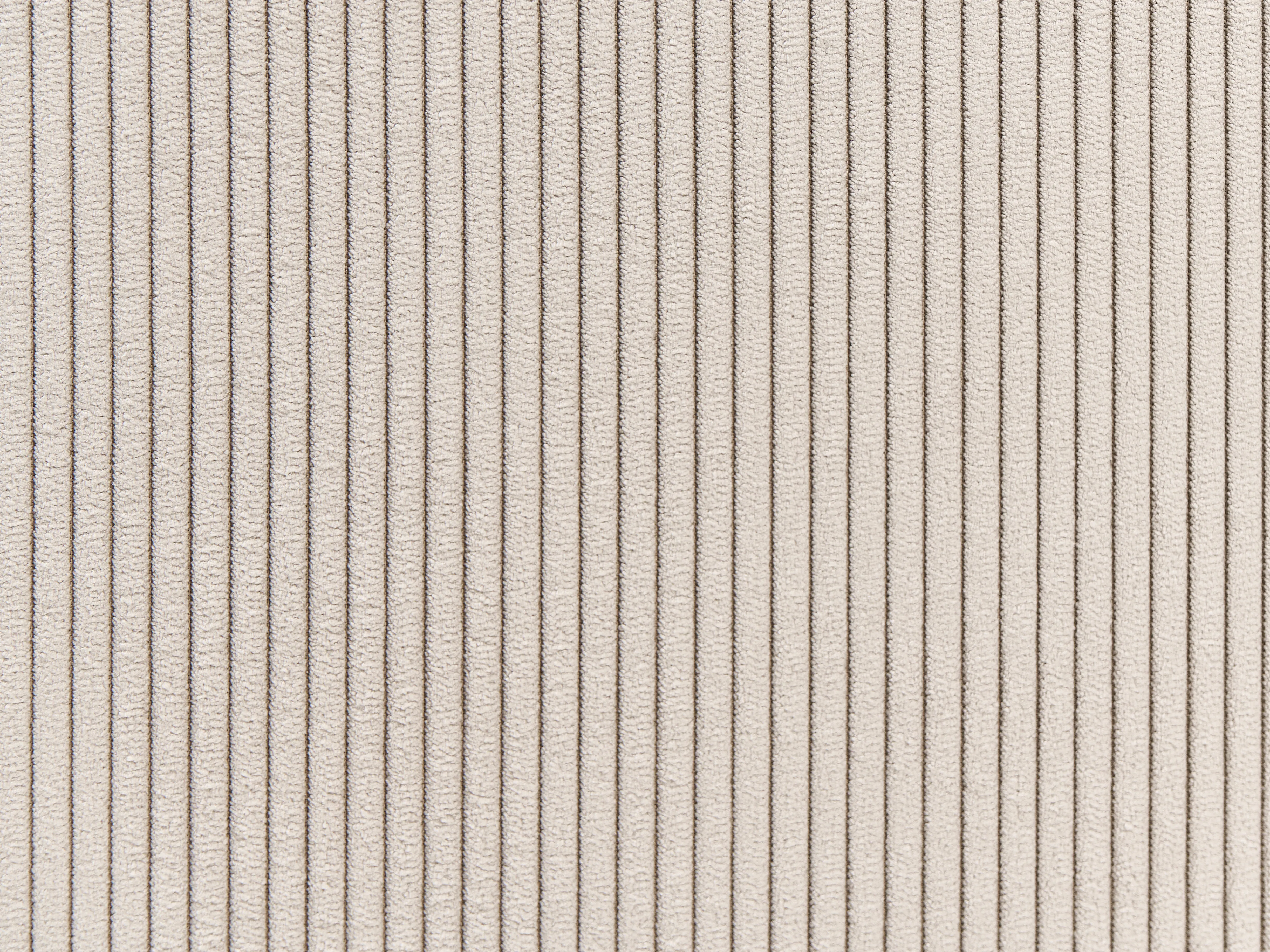 Hoekbank 4-zits BREDA Corduroy Beige rechtszijdig