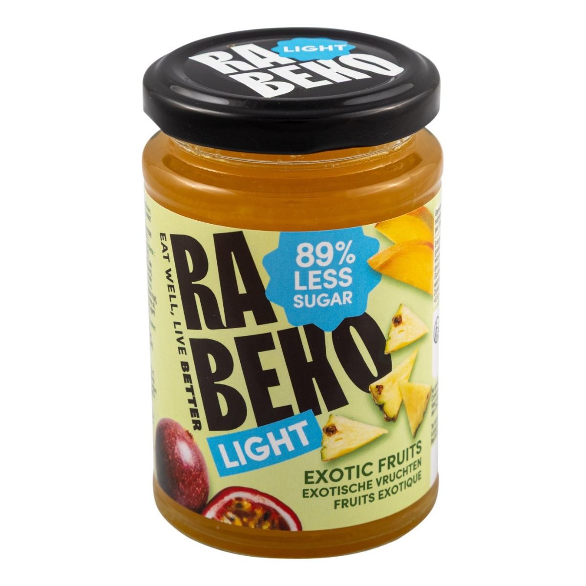 Rabeko exotische vruchten jam light 230 gram