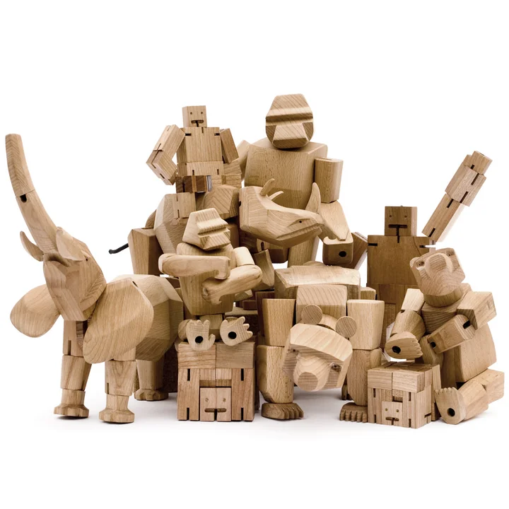 Areaware - Wooden Creatures - Hanno der Gorilla, gross