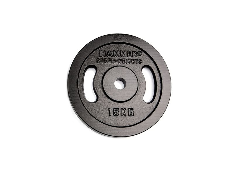 HAMMER Hantelscheibe 1 x 15 kg Für das Krafttraining