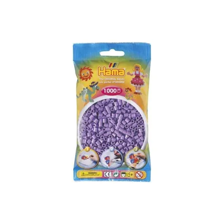Hama Bügelperlen Midi Pastelllila, 1000 Stück