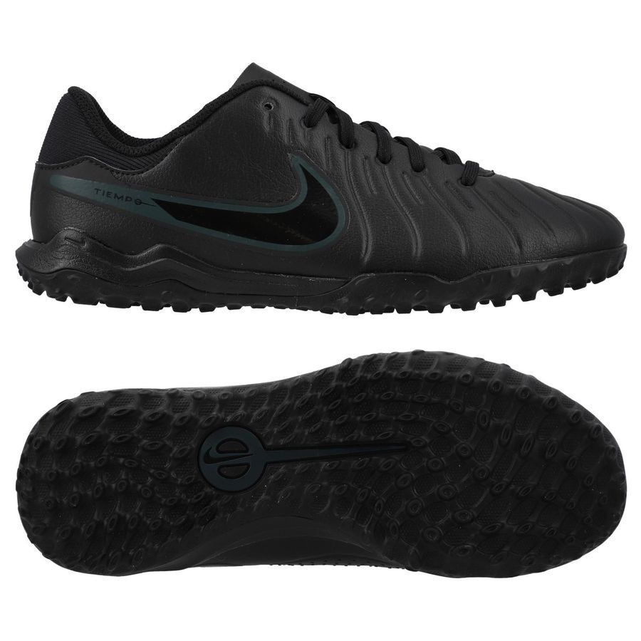 Nike Tiempo Legend 10 Academy TF Shadow - Noir/Vert Enfant