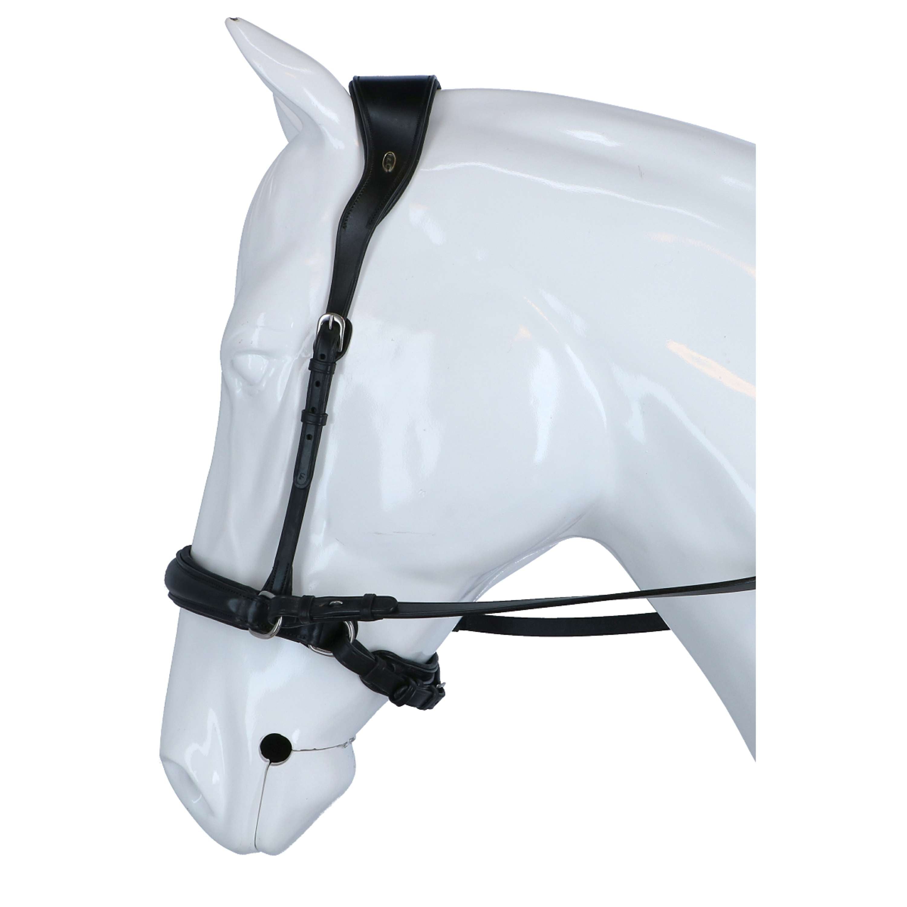 F.R.A. Bitloos Hoofdstel Alizée Mistral Side Pull Rubber Gripteugels Z