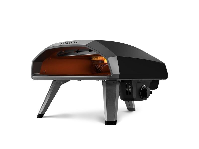 Ooni Pizza Ovens Pizzaofen Koda 2 / schwarz Gasbetriebener Outdoor-Pizzaofen