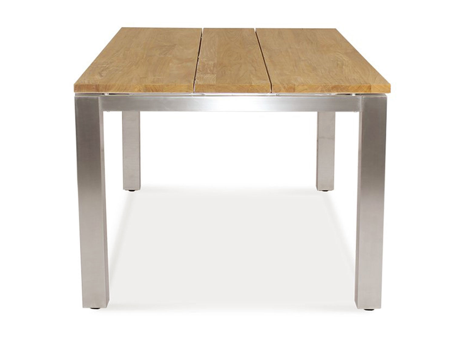 Gartentisch Edelstahl Teak Premium