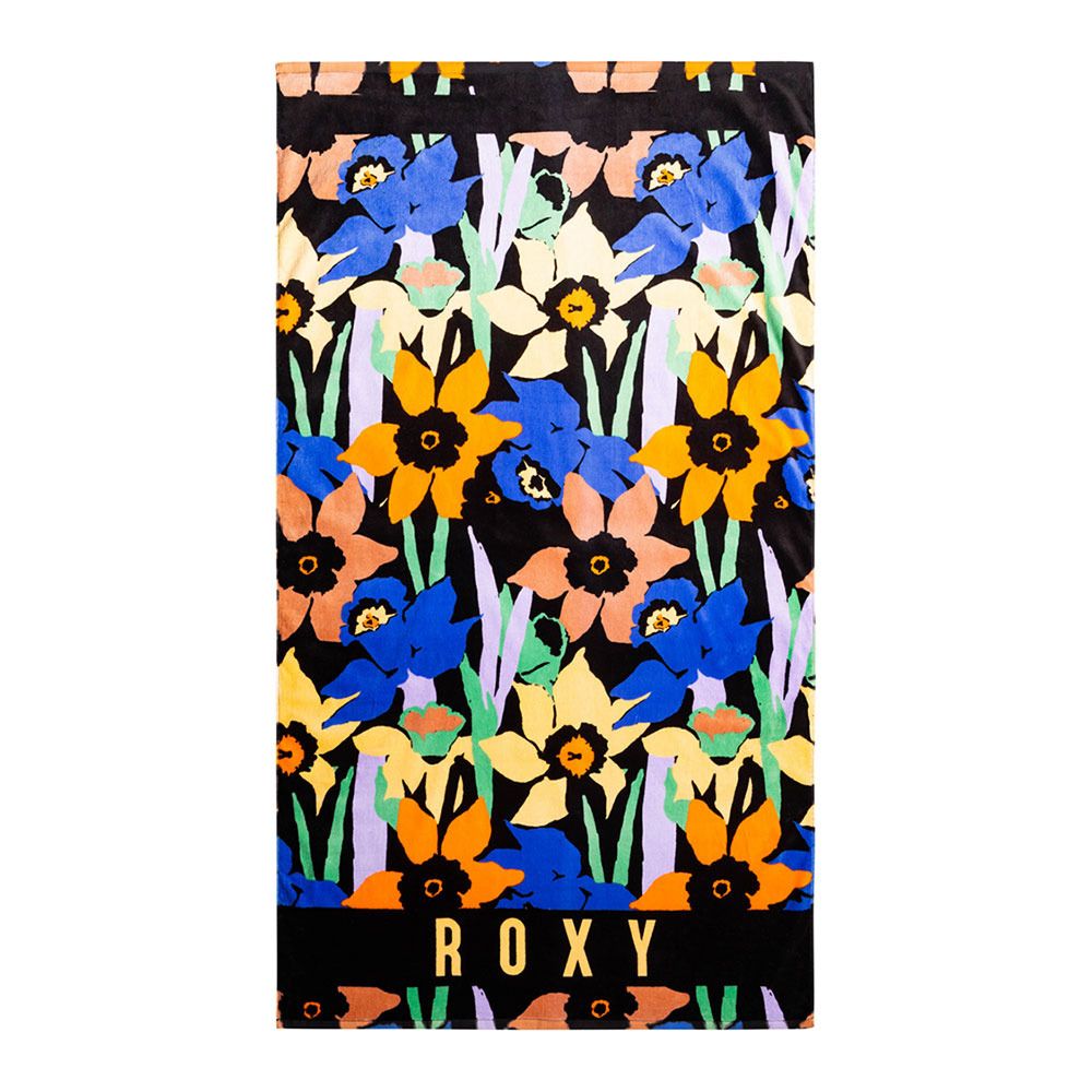 Roxy COLD WATER - Serviette Femme anthracite flower ja