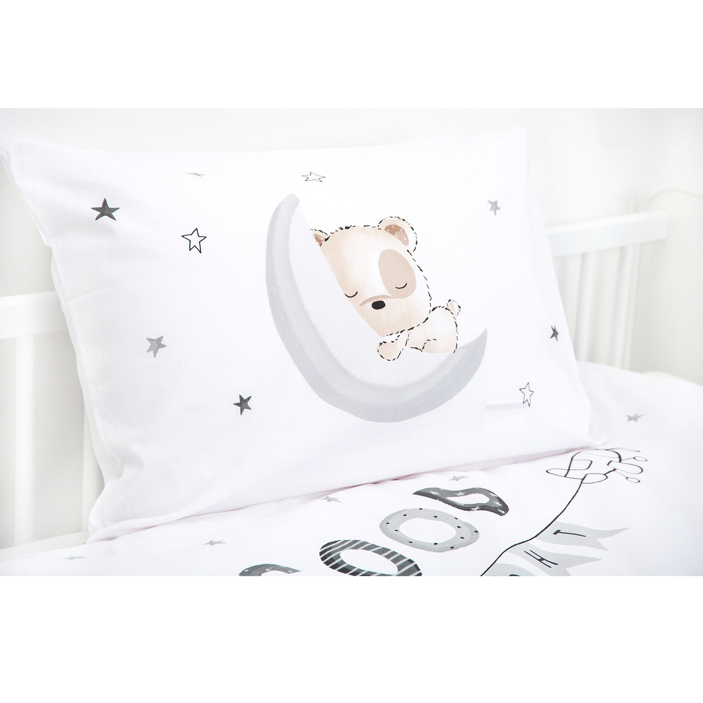 Baby Best Renforcé Wende-Bettwäsche Little Bear 40x60/ 100x135 cm