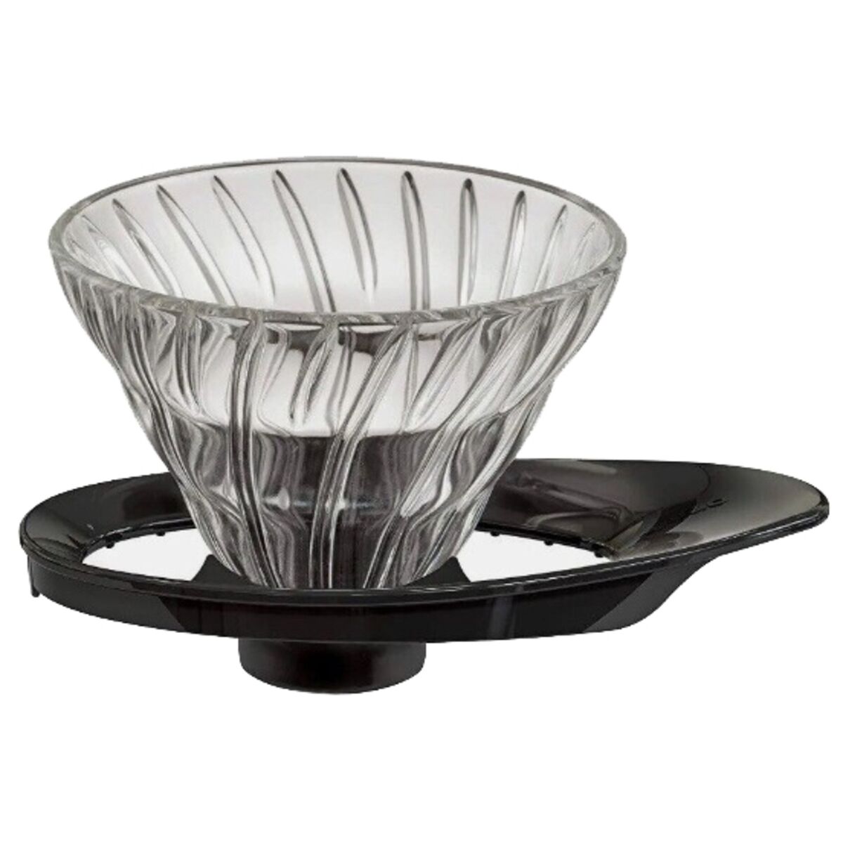 2 Cup Dripper V60 Glas m. sort