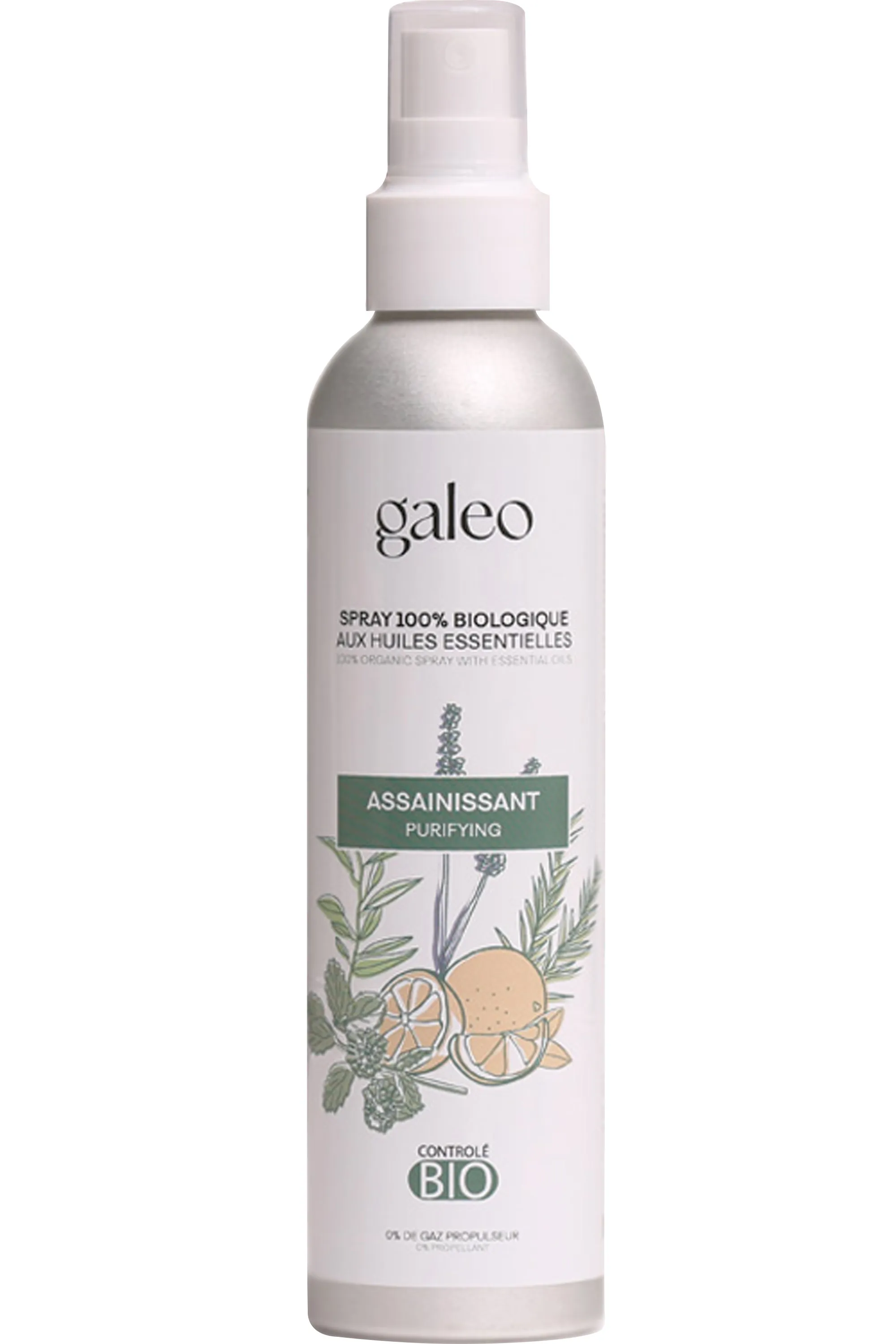 Galeo Spray d’intérieur biologique Assainissant-200 ml