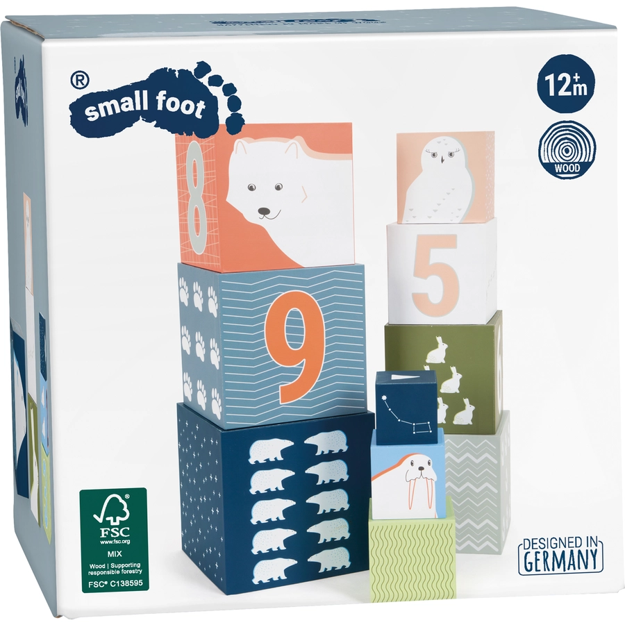 small foot® Stapelwürfel „Arctic“