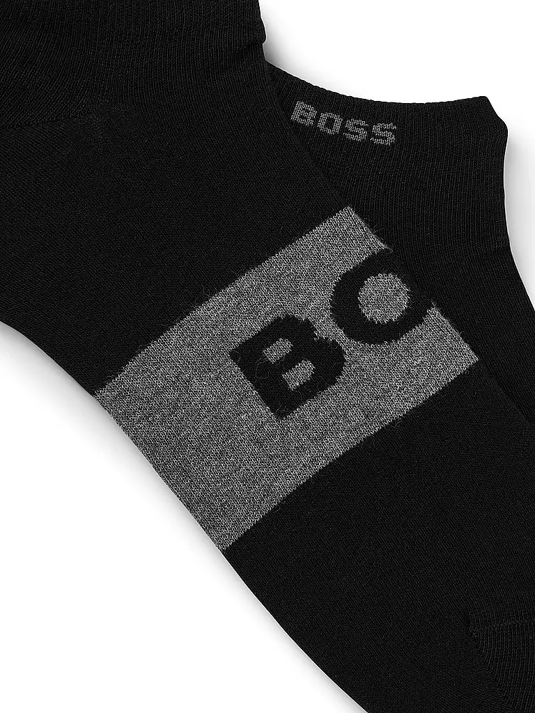 BOSS Sneaker Socken 2er Pkg black schwarz