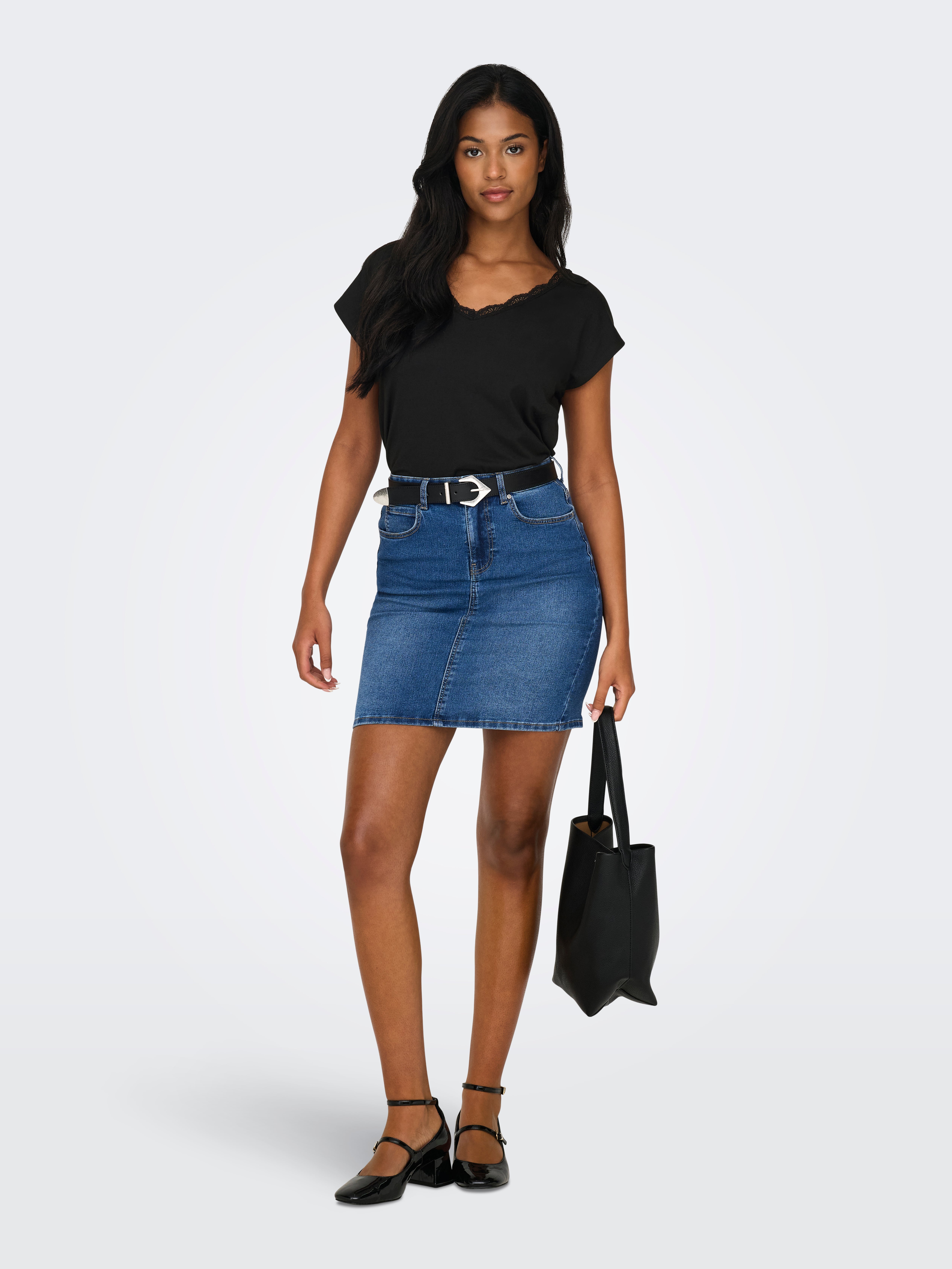 ONLMOSTER Top Black
