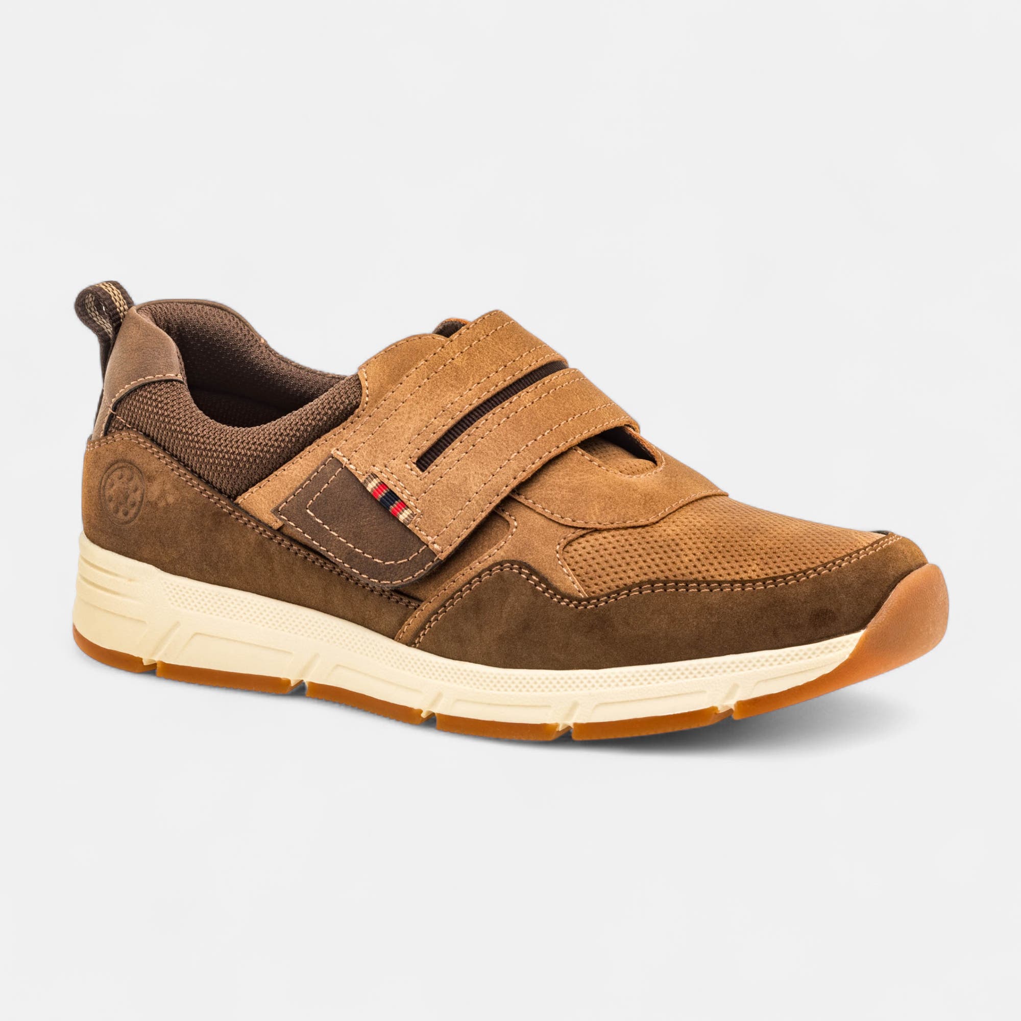 Derbies pieds sensibles Homme cognac