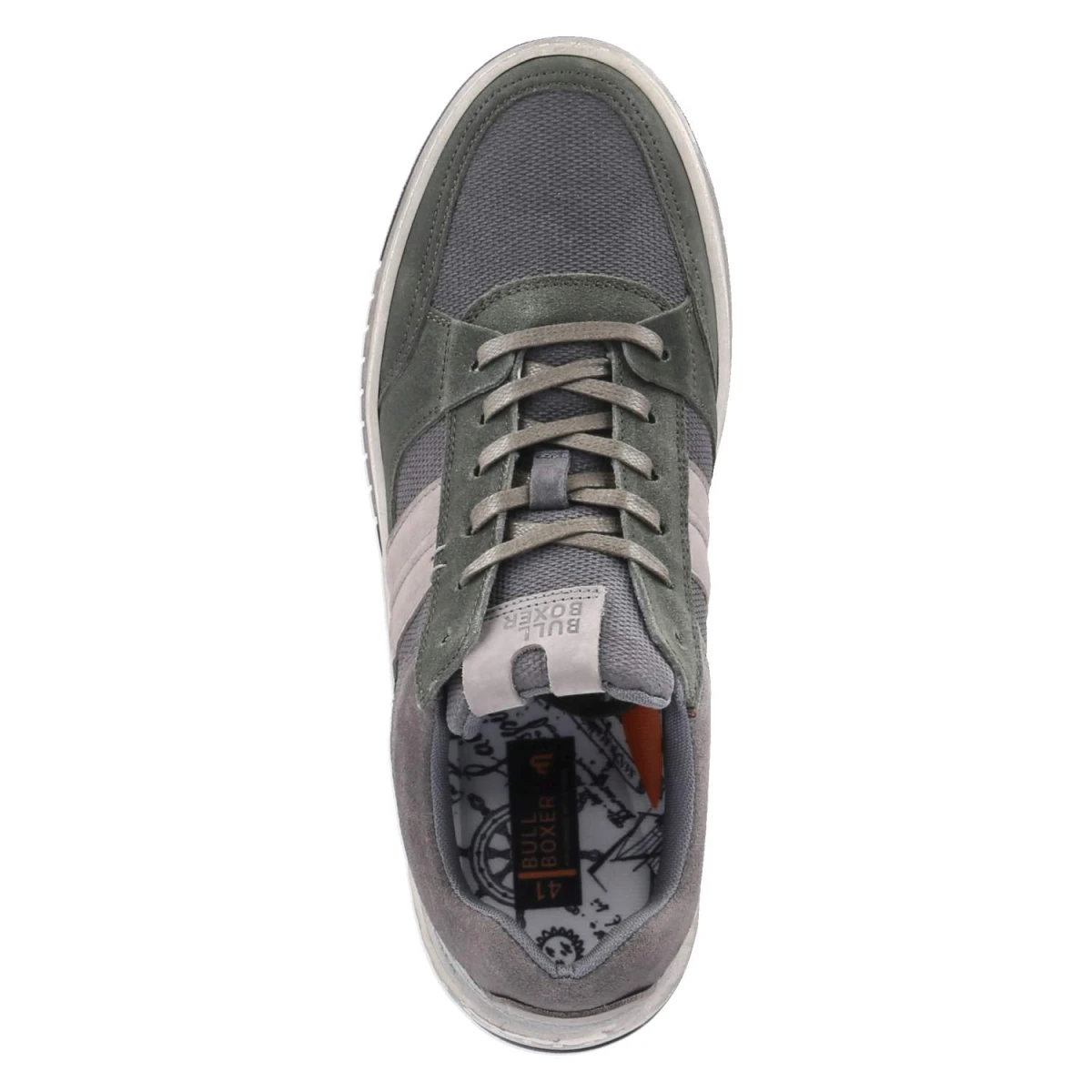 BullboxerLow Sneaker - Khaki - Grey