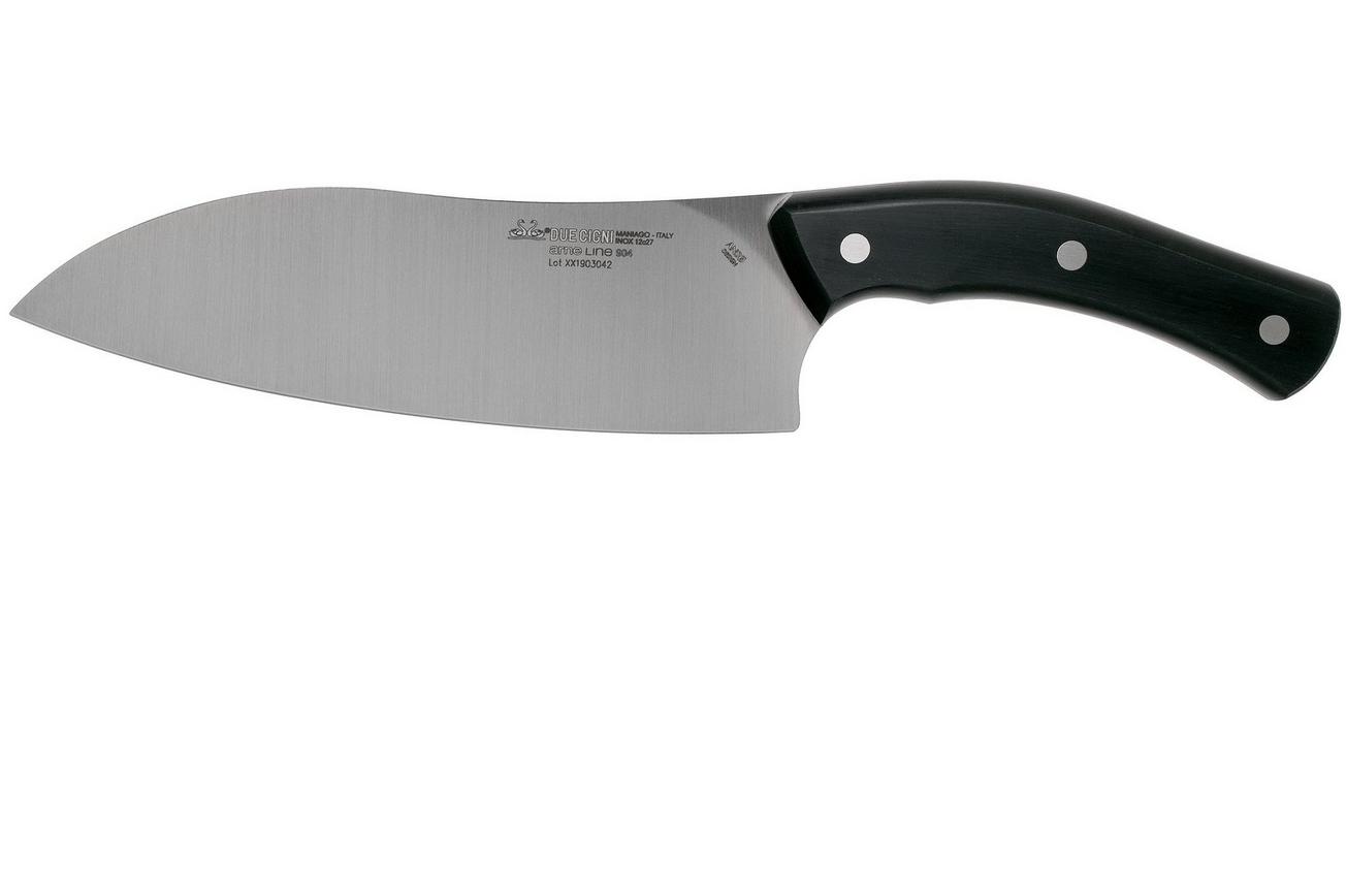 Due Cigni Arne Line santoku 19 cm, zwart