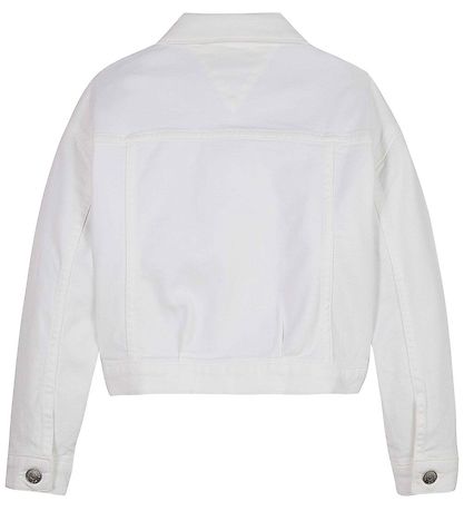Tommy Hilfiger Jakke - Denim Trucker Jacket - Salwhite