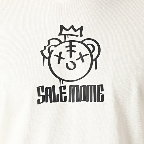 Tee Shirt Manches Longues Nounours King Beige Noir