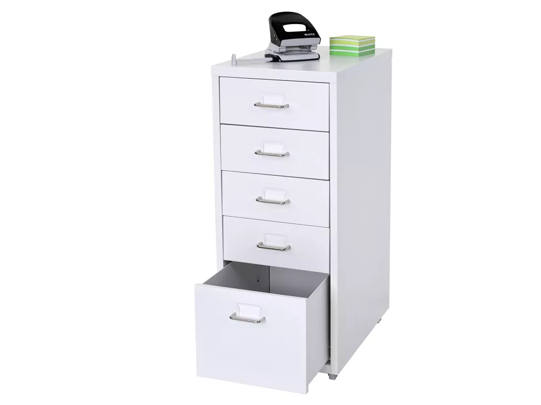 Caisson roulant Preston T851, blanc