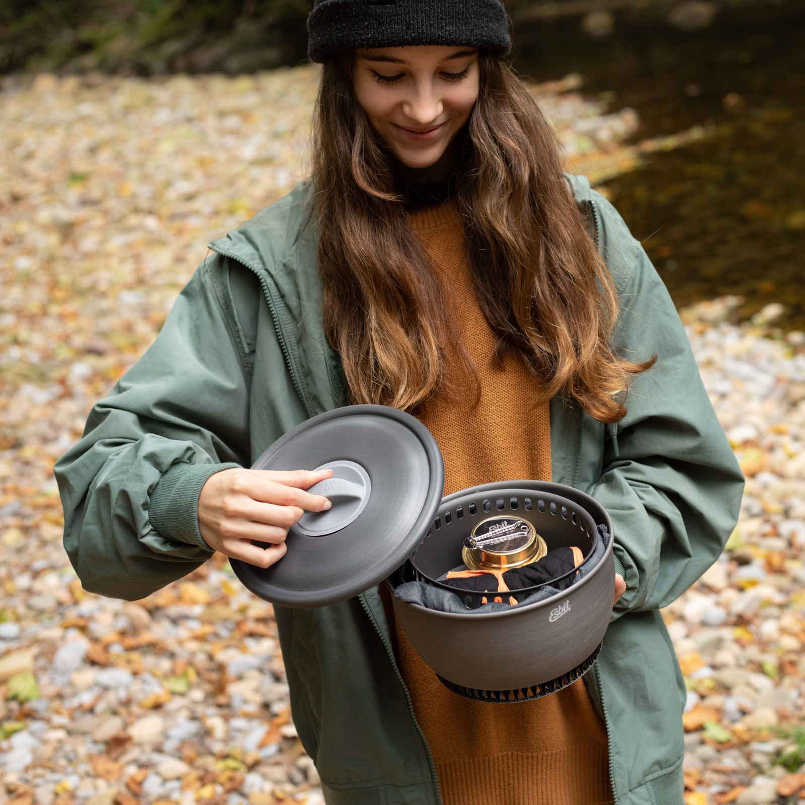 ESBIT Spiritusbrenner Messing Alkoholbrenner Campingkocher Trekking Outdoor