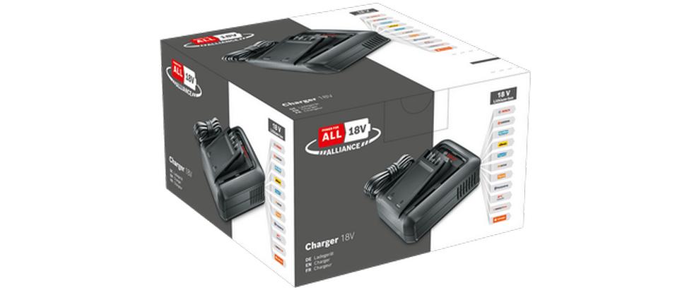 Ladegerät AL 18 V-44Praktische Kompatibilität – Laden aller 18 V POWER FOR ALL-Akkus