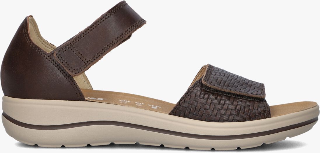 bruine hartjes sandalen pop