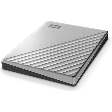 Western Digital WDBC3C0020BSL-WESN disque dur externe 2 To USB Type-C 3.2 Gen 1 (3.1 Gen 1) Argent
