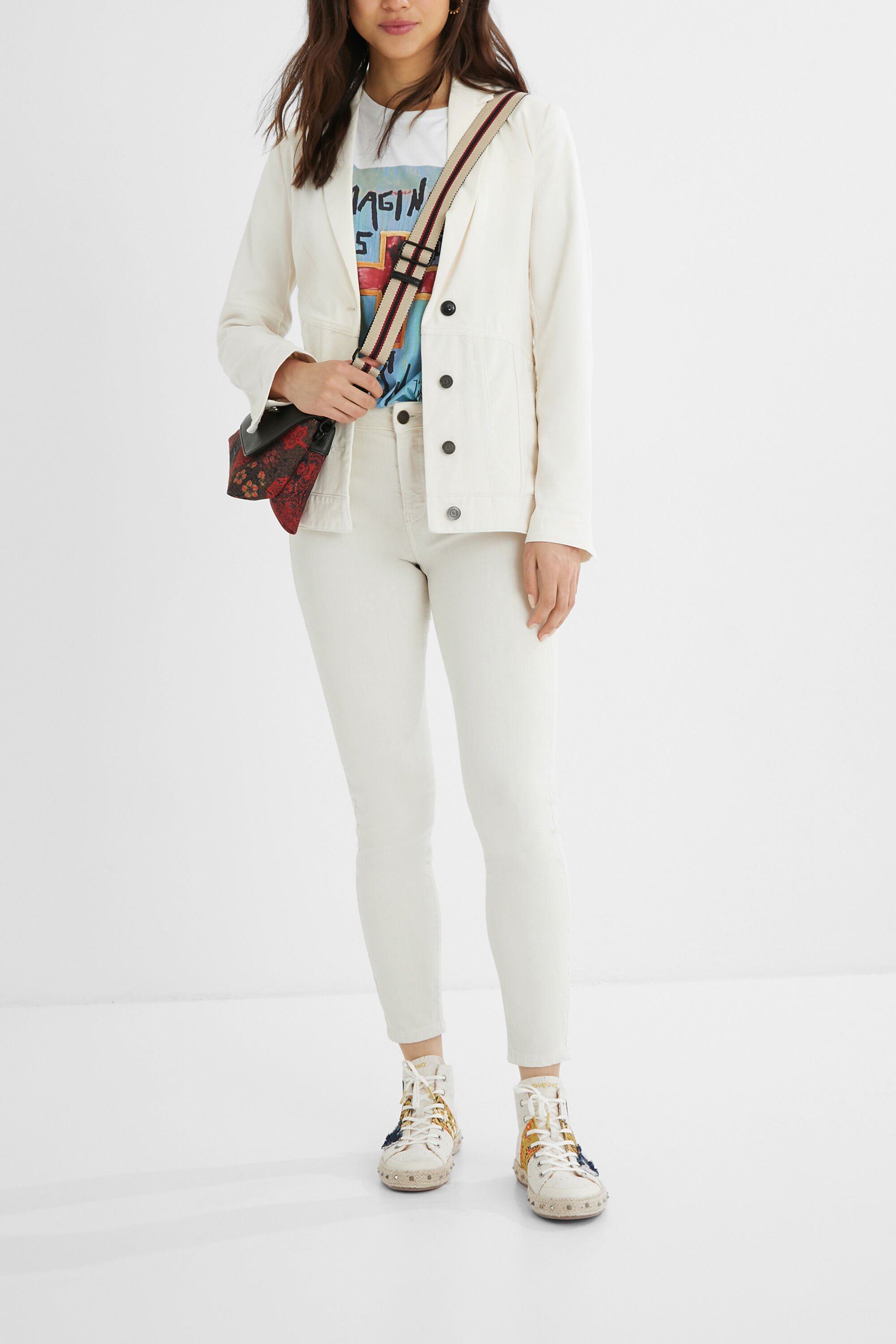 Blazer hybride jean