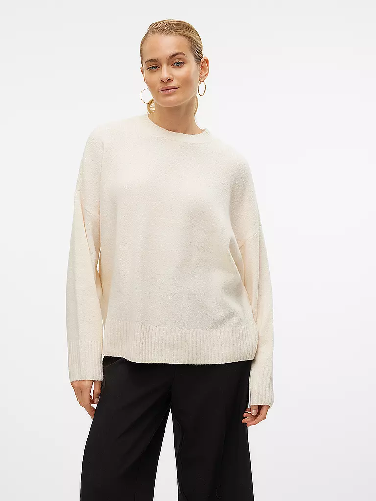 VERO MODA Pullover VMBOOM creme