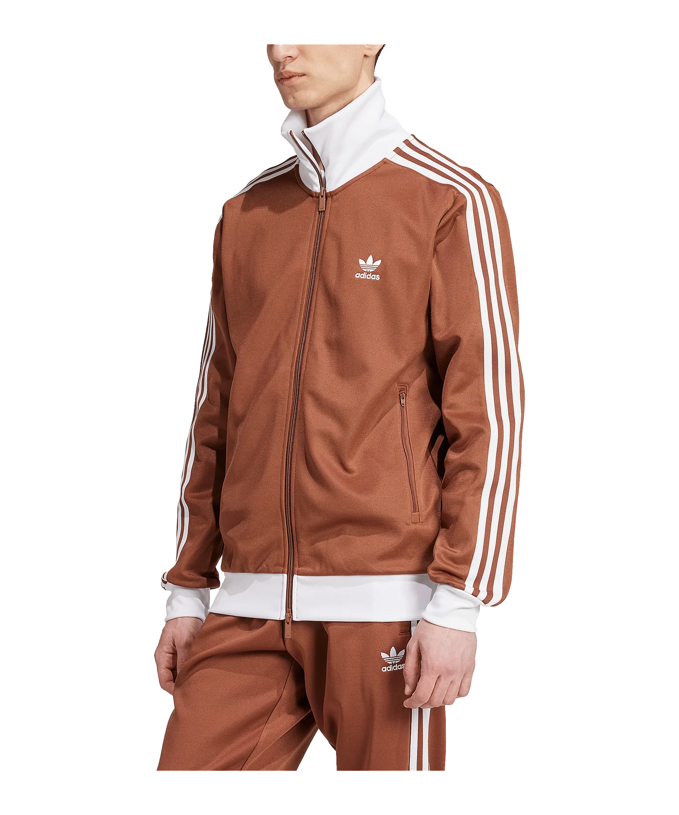adidas Originals Beckenbauer Jacke Braun