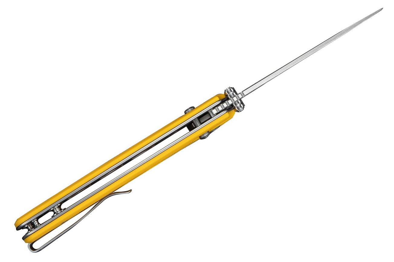 Civivi Noctis C24020C-2 Satin Nitro-V, Yellow G10, zakmes